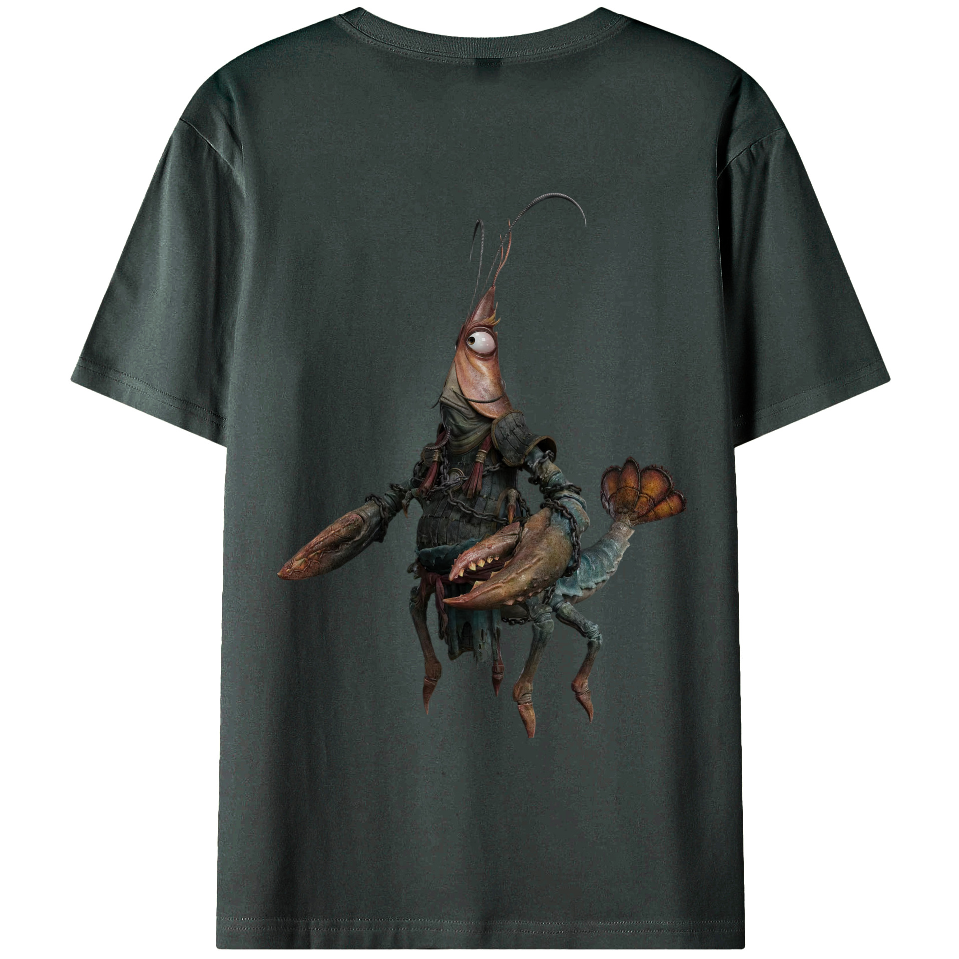 （画像用） Ne Zha 2 ナタ 魔童の大暴れ 綿100％ メンズ半袖Tシャツ（バックプリント） 通気性